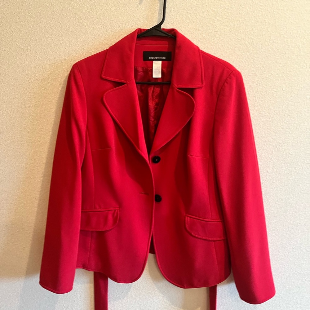 Red blazer